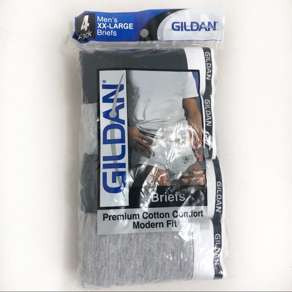 Gildan Men’s Briefs 2XL 4 Pack - Picture 2 of 8